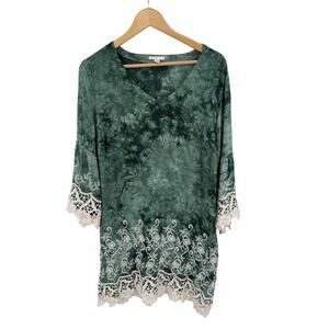 Est. 1946 Cato Lace Dress Womens XL Boho Hippie Festival Lacy Indie Crochet